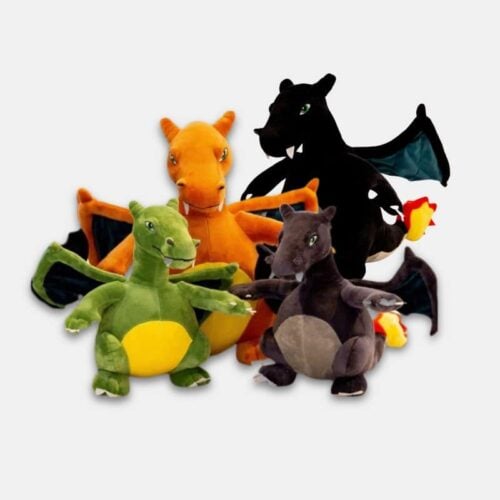Peluche Dracaufeu Assise
