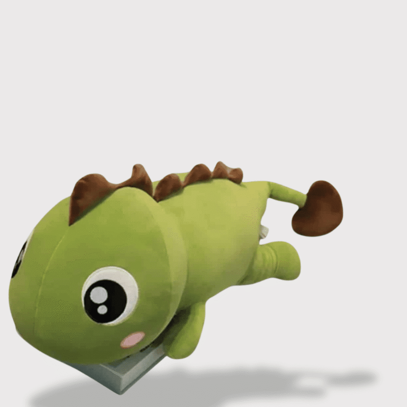Doudou Dinosaure Vert Géant