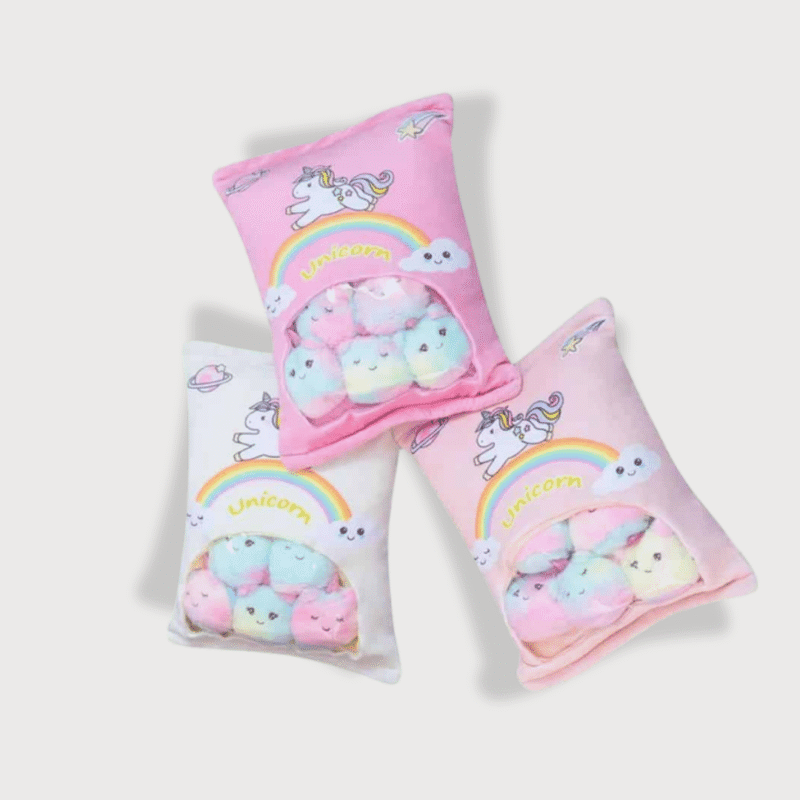 Doudou Licorne Lot de 5