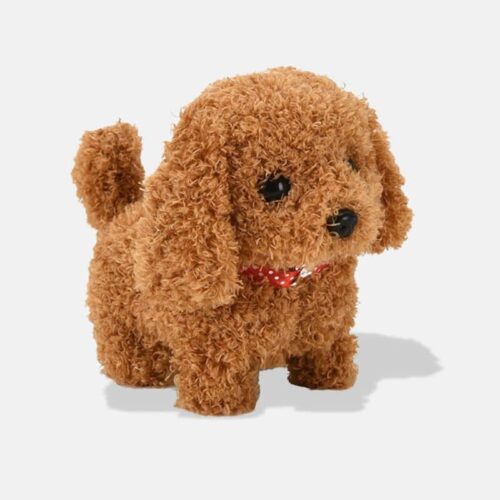 Peluche Musicale Chien Marron