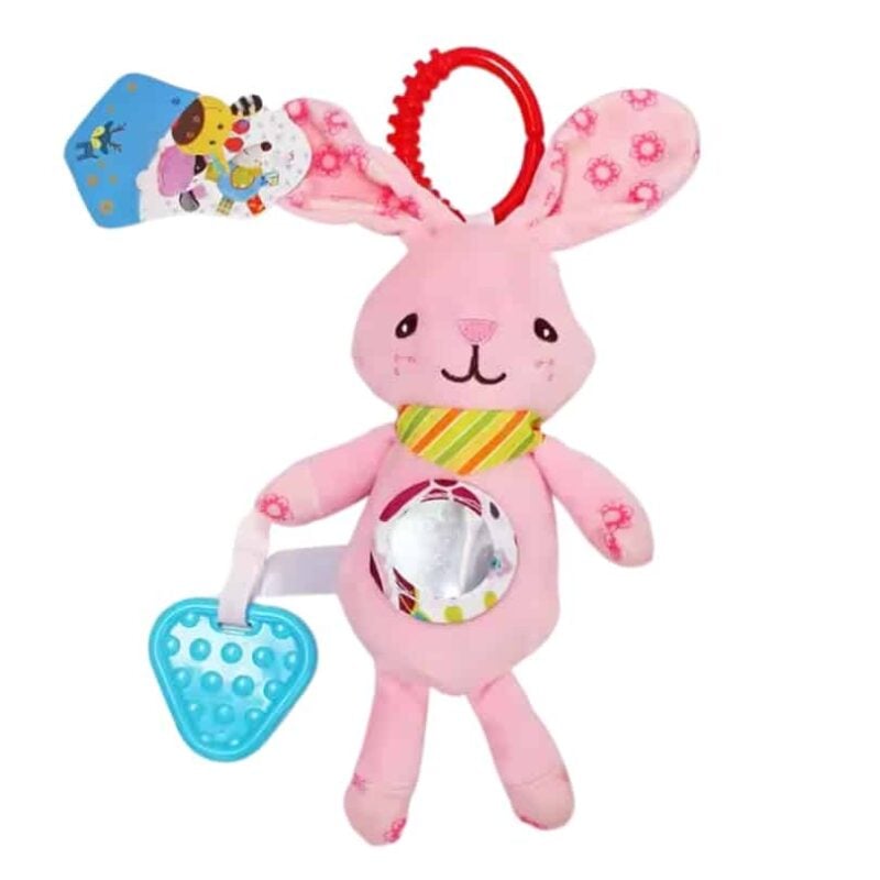 Peluche Musicale Clochette Lapin Rose – Image 2