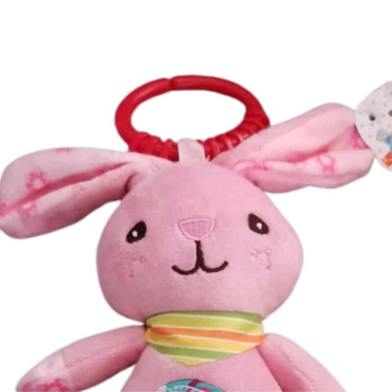 Peluche Musicale Clochette Lapin Rose – Image 4