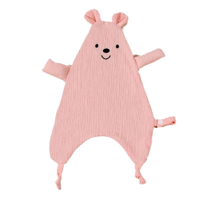 Doudou Plat Souris en Coton Doux 40 cm – Image 2