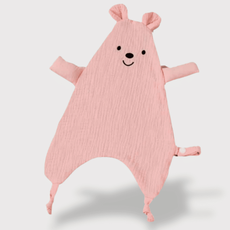Doudou Plat Souris en Coton Doux 40 cm