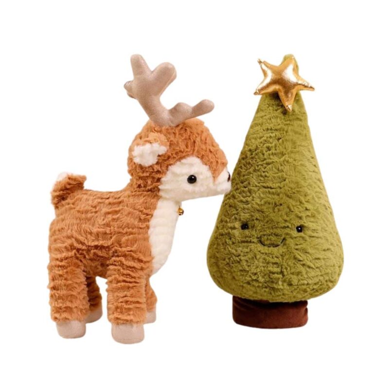Doudou Biche de Noël Stylé – Image 3