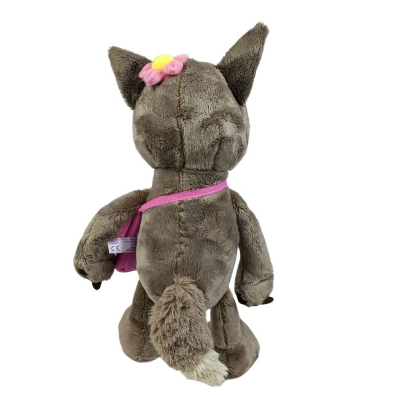 Doudou Loup Avec Sac Cachemire 25 cm – Image 3