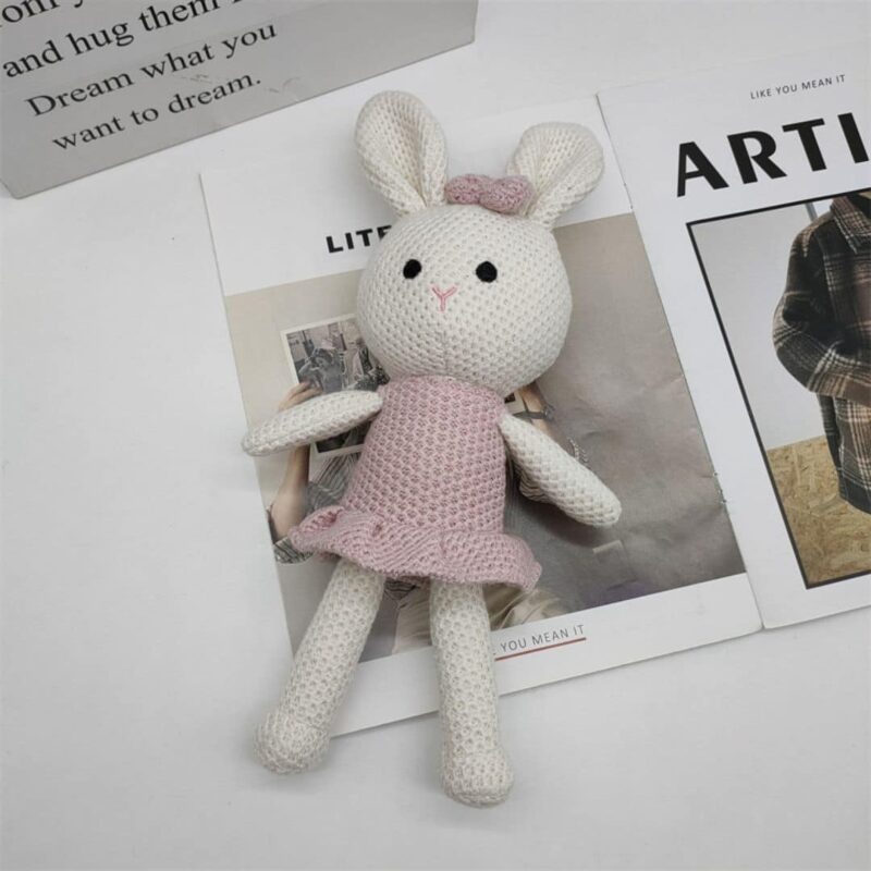 Doudou Crochet Petit Lapin 30 cm – Image 4