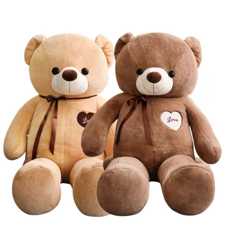 Doudou Geant Ours Câlin 100 cm – Image 2