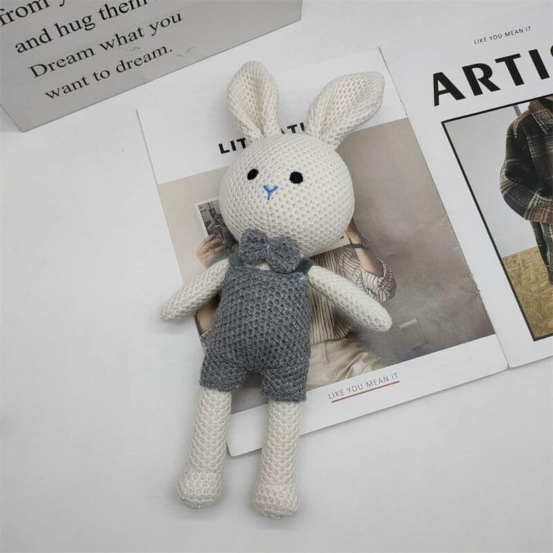 Doudou Crochet Petit Lapin 30 cm – Image 5