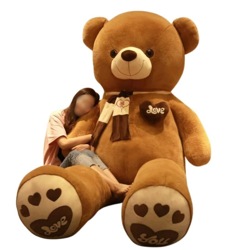 Doudou Geant Ours Câlin 100 cm – Image 3