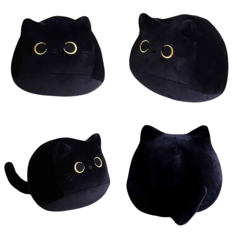 Doudou Chat Noir Doux Pour Adulte – Image 3